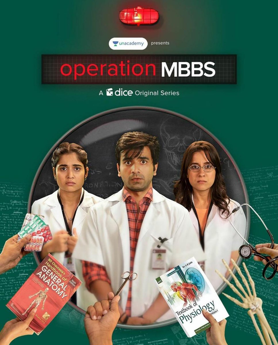 amritrajguptaa's tweet image. Next directorial work! 

'Operation MBBS' with @DiceMediaIndia 

Ft. Ayush Mehra, Sarah Hashmi, Anshul Chauhan, Prateik Pachori, Deepak Simwal and 
Geetanjali Kulkarni @getkul ♥️

Trailer out soon! 

#OperationMBBS