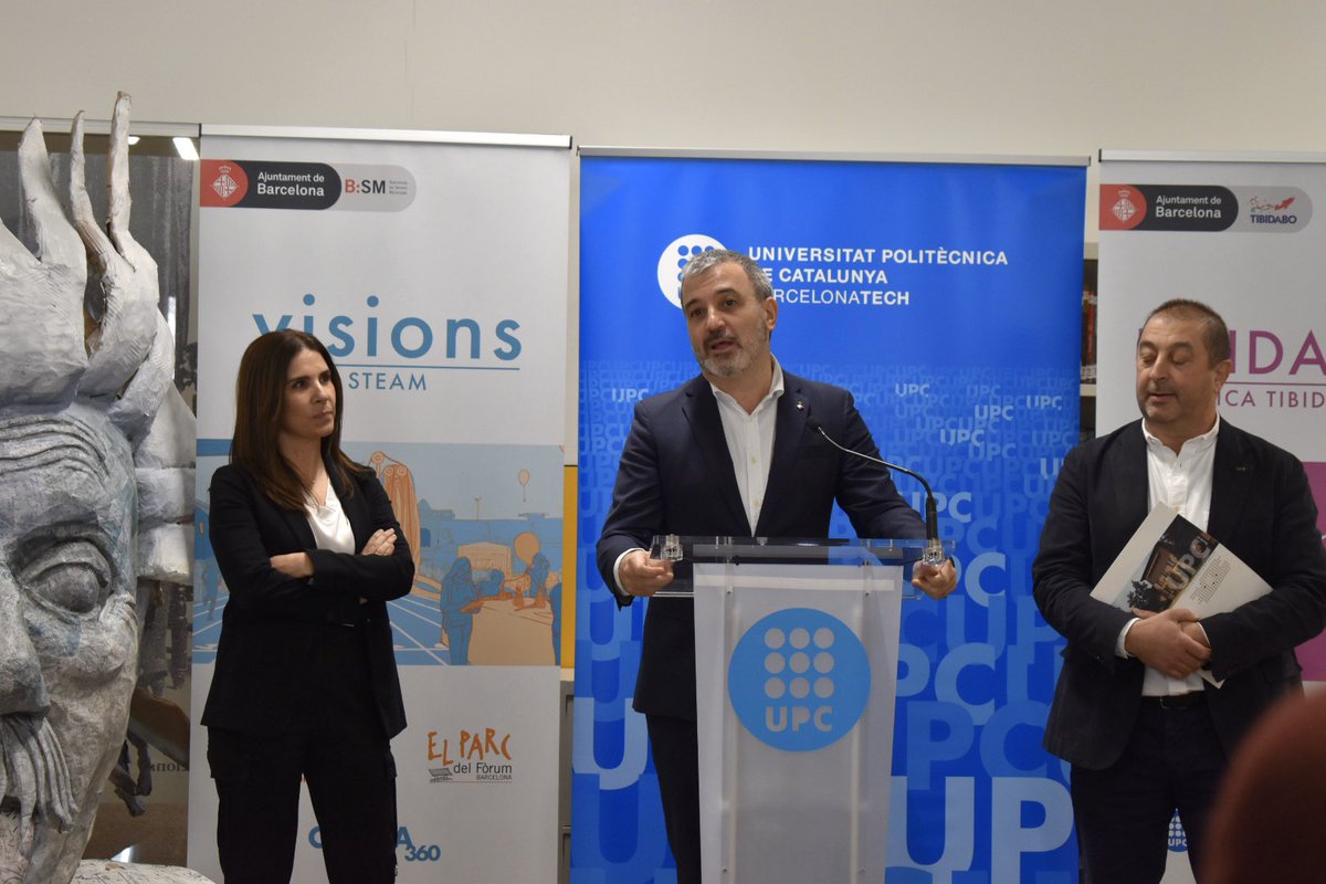 jaumecollboni's tweet image. .@bcn_ajuntament apostem per acostar la ciència als/les joves. En col•laboració amb @la_UPC @RectorUPC, impulsem activitats de de divulgació científica per a 6.000 joves convertint els espais de @parctibidabo, #ParcFòrum i l’#EstadiLluísCompanys en tres laboratoris gegants 👇🏼