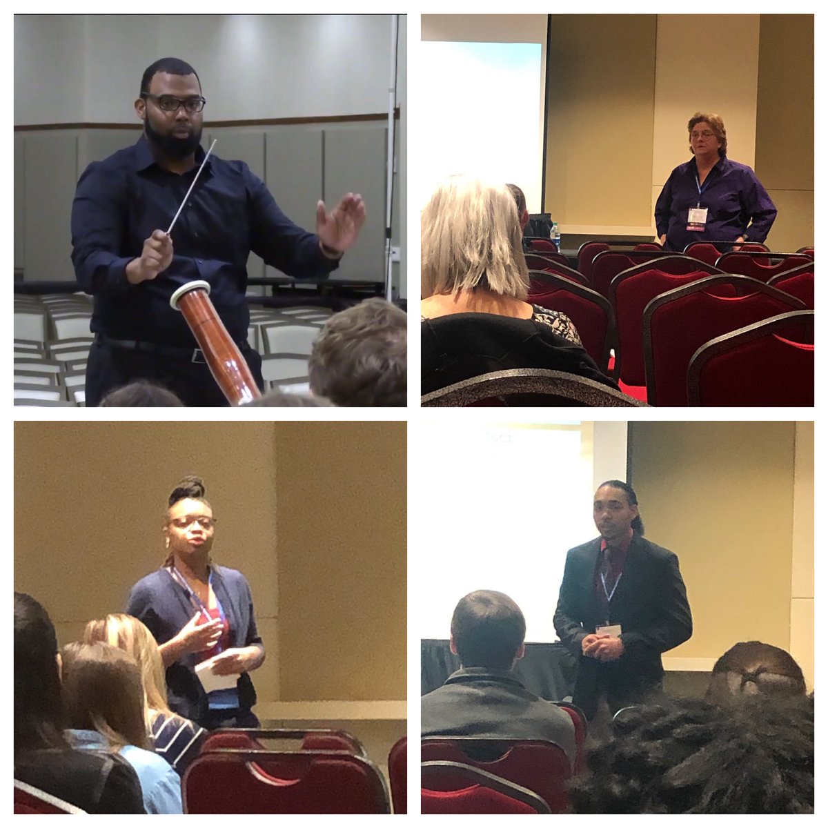 4 ⁦@RichlandOne⁩ Band Teachers presented at ⁦@SCMusEd⁩ conference last weekend- #ROproud of our teacher leaders! ♥️♥️👏🏼👏🏼⁦@wgsandersband⁩ ⁦@eauclairehssc⁩ ⁦@heyward_gibbes⁩ ⁦@HandMiddleSC⁩
