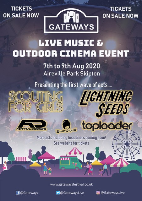 Skipton Town Hall (@skiptontownhall) on Twitter photo Dreaming of sunny days and long summer nights? ☀️🍦😎 Skipton Information & Visitor Centre now has tickets on sale for Gateways Festival, a new event for Skipton taking place in <a href="/AirevillePark/">FriendsAirevillePark</a> this August. Find us on Coach Street.
#Skipton #MusicFestival #LiveMoreDoMore Dreaming of sunny days and long summer nights? ☀️🍦😎 Skipton Information & Visitor Centre now has tickets on sale for Gateways Festival, a new event for Skipton taking place in <a href="/AirevillePark/">FriendsAirevillePark</a> this August. Find us on Coach Street.
#Skipton #MusicFestival #LiveMoreDoMore