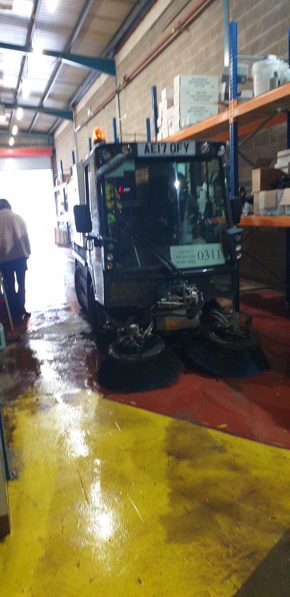 older_team's tweet photo. Great team work down at the council's equipment store. Clean up following #StormCaira #floods getting the stores up and running so we can keep disruption to customers to a minimum
#support@home #carelink #accommodationteam #cleansingservice @BuryCouncil https://t.co/vlHULhQQXU