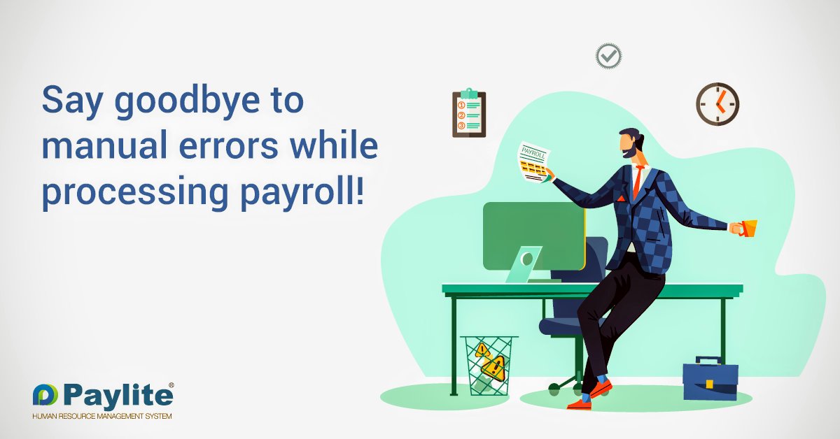 Paylite's tweet photo. Processing #payroll manually will lead to unwanted errors and delay the entire process. Automate the process today with @Paylite #HRMS. Request a Demo here: https://t.co/YQtC9kd1TH
#payroll_management_system #smart_workforce #hr_manager https://t.co/j3lihLeGG2