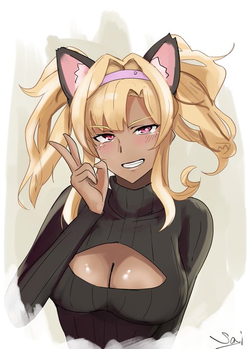 黒ギャルゼタにゃん❤ 