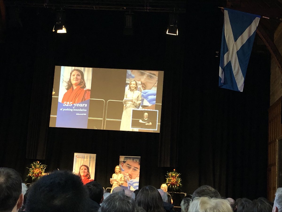 FionaClark5's tweet photo. Celebrating 525 years and looking at the future of a great institution dedicated to the pursuit of truth! #AberdeenUniversity https://t.co/7sfgWG5bc2