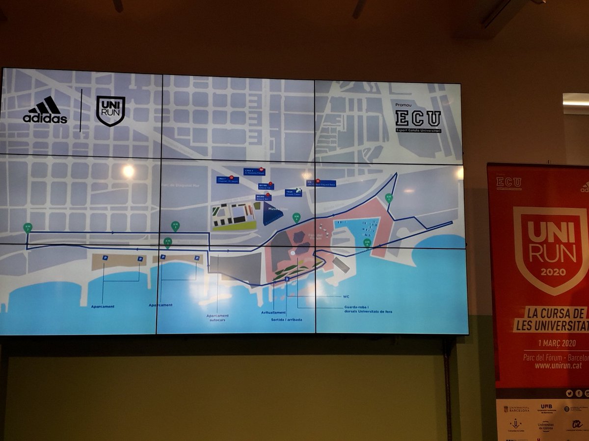 Ruthsotogarcia's tweet image. Presentació per part del nostre alcalde @JCallauBartoli de la cursa @uniruncat , cursa que uneix 2 ciutats @AjSantAdria @bcn_ajuntament  i 12 universitats que es realitzarà al #ParcFòrum 1 Març #esports