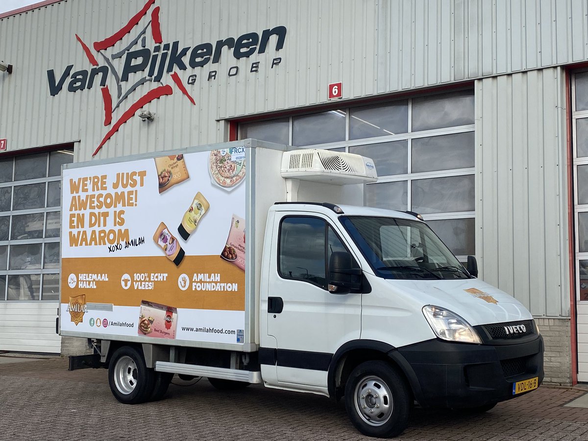 PijkerenSign's tweet photo. Deze bakwagen van Amilah Food bv hebben wij voorzien van een mooie full colour print. https://t.co/oTcBOAJvHL
