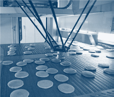 RmGroupUK's tweet photo. @RmRobotics Pick & Place Robotic Handling Solution for food.
#pancakes #bakery #robotic #pickandplace #pickingrobots #automation #foodmanufacturing #ABB @ABBRobotics_UK https://t.co/c6NoWIUzGe