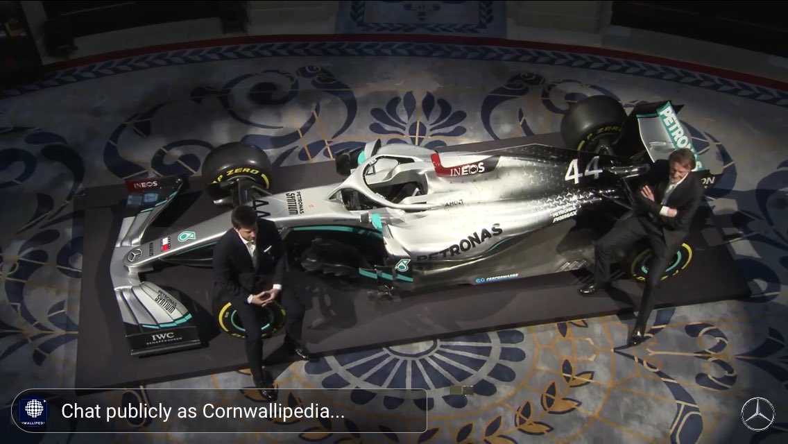 2019_f1's tweet image. The new Mercedes livery #MercedesAMG