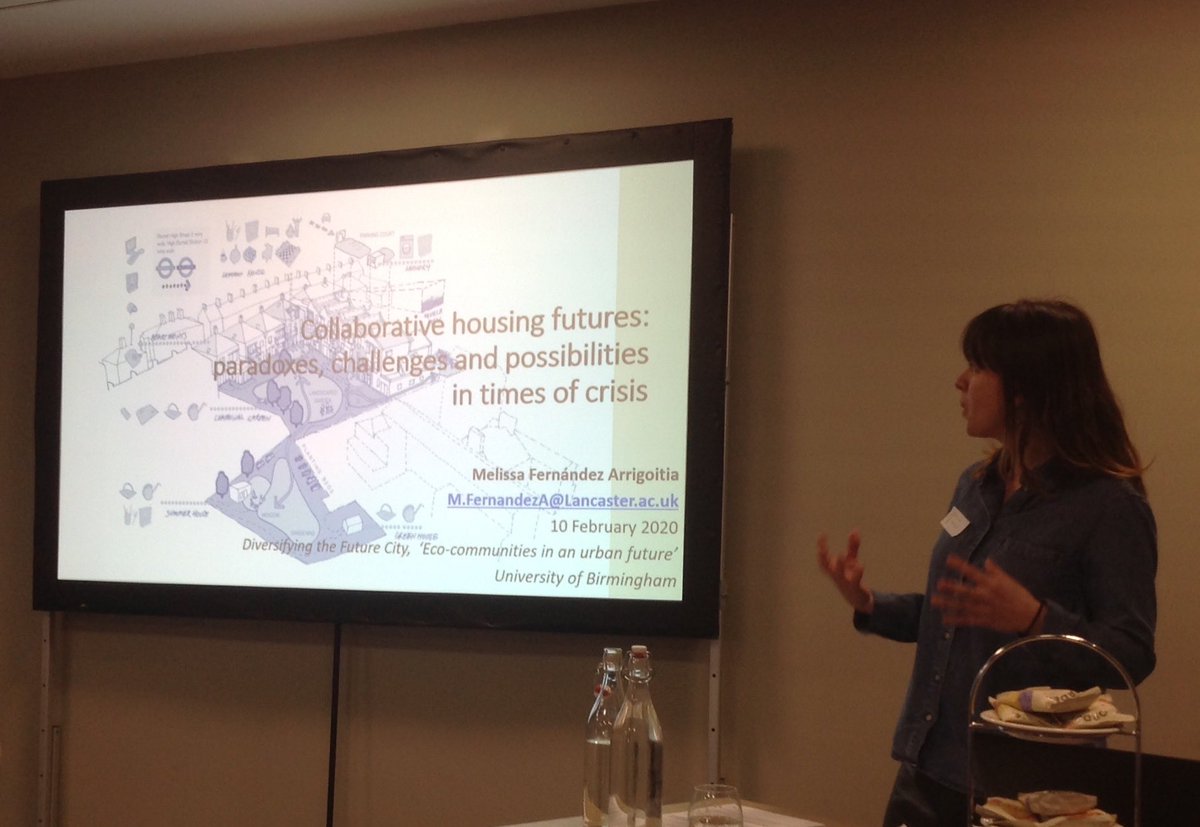 I_Communities's tweet photo. ⁦@femimeli⁩ as our key note Speaker today.  Real questions about space, urban appropriation and housing alternatives. ⁦@eco_communities⁩ ⁦@Radical_Housing⁩ https://t.co/OjFwInPKVL
