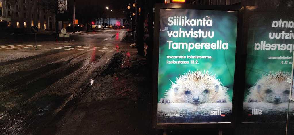 SiiliSolutions's tweet photo. Joko bongasit Siilimme Tampereen katukuvasta? Siili Solutions avaa uuden toimiston Tampereelle, lue lisää täältä: https://t.co/E2DYgh7qnA #siilistory #tampere https://t.co/xZgUhrM4SA