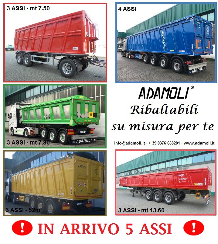 youadamoli's tweet photo. #ribaltabili per ogni tua esigenza 😉
#3assi - #4assi - in arrivo #5assi ‼️
5 axles #staytuned #comingsoon
Contattaci per un #preventivopersonalizzato
🌐 https://t.co/UVSrWRHTSD 📞 + 39 0376688201 📧 info@adamoli.it
#Adamoli #madeinItaly 🇮🇹 #Hardox #Hardoxinmybody #reartipper https://t.co/1bSVWLHpog