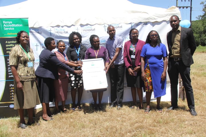 KijabeHospital's tweet photo. We are so proud of our Naivasha satellite centre for Lab accreditation by Kenya Accreditation Service (KENAS) today! This is the second facility to be accredited by KENAS in Nakuru County and the only faith based organization. #KijabeNaivasha #LabAccreditation https://t.co/dTHcAIvTUH
