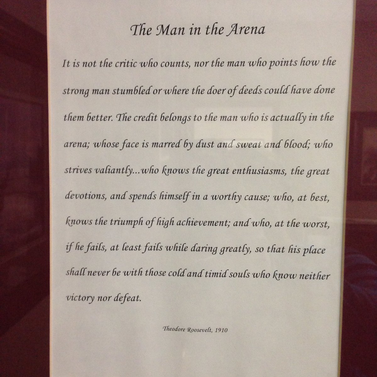 StormyVNV's tweet photo. @RachelMcGonagi1 Man in Arena #VeteransCreed https://t.co/6cOoD6iYAd