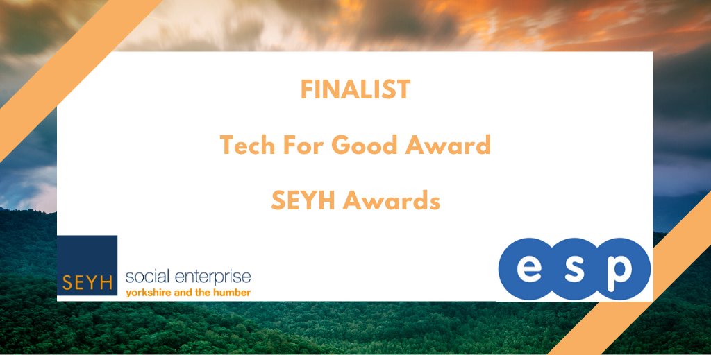 SocialEnterprYH's tweet photo. We are delighted to announce the finalists for the #TechForGood category at the #SEYHAwards sponsored by @ESPProjects These are @brightboxmaker @Solidaritech_   Congratulations to all. #SocEnt https://t.co/xncA5qUm3Y
