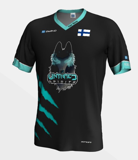 UntamedSpirits's tweet photo. The custom UnS jerseys have finally arrived! #UnSWins #UntamedSpirits #esportsfi https://t.co/rwRVO02kSm
