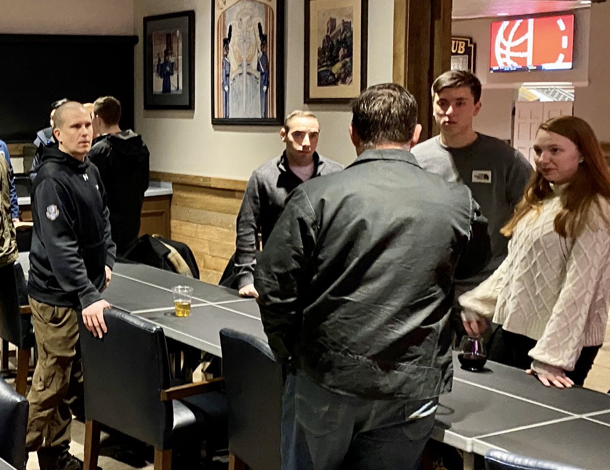 #Congrats to the latest <a href="/WestPoint_USMA/">U.S. Military Academy at West Point</a> cadets who branched into #cyber! 40 cadets, nearly doubling last year, branched cyber and attended a social with officers and noncommissioned officers to ask the experts about the field. #MondayMorning