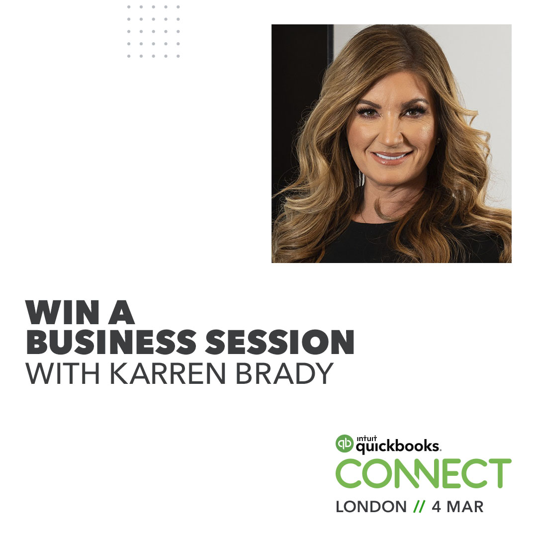 Register for #QBConnect by 21 Feb for a chance to win 1:1 business coaching with Karren Brady, the business leader &amp; star of The Apprentice 💥 T&amp;C's apply: ow.ly/ZGgE50yi7Rk
