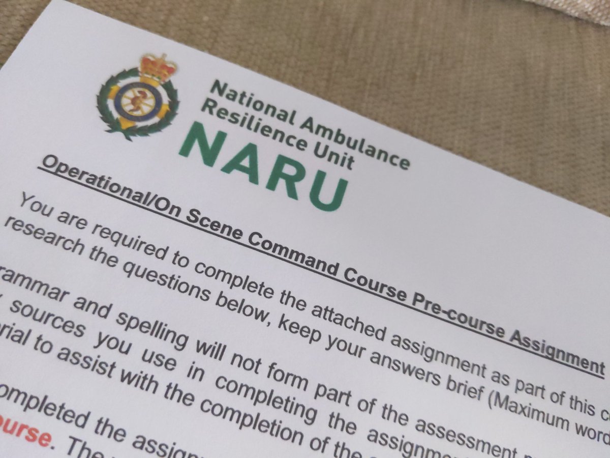 Prepping for my @NARU_Education course #development #learning #LOMdevelopment #TeamEEAST #leadership productive rest day for me 🚑 <a href="/EastEnglandAmb/">EEAST Ambulance Service</a> <a href="/jamespaulnorman/">James Norman</a> <a href="/garethdoman/">Gareth Doman</a>