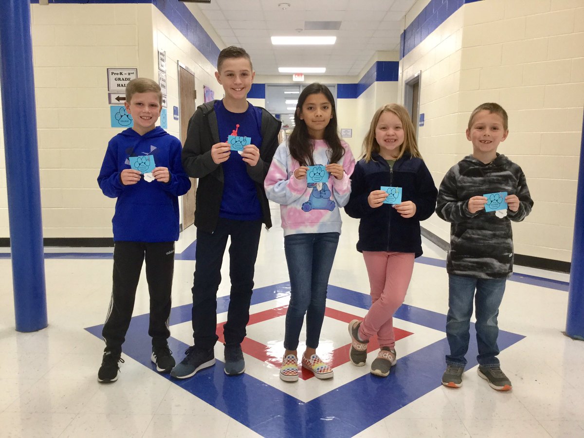 CanongateELM's tweet photo. Congratulations, Cub Character Students of the Week:Jake Gill, Lewis Hammond, Sahely Murillo, Calli Stone, and Cole Taylor (Brantley Mitchell)! #PBISRecognition https://t.co/CpOTxnJ8gP