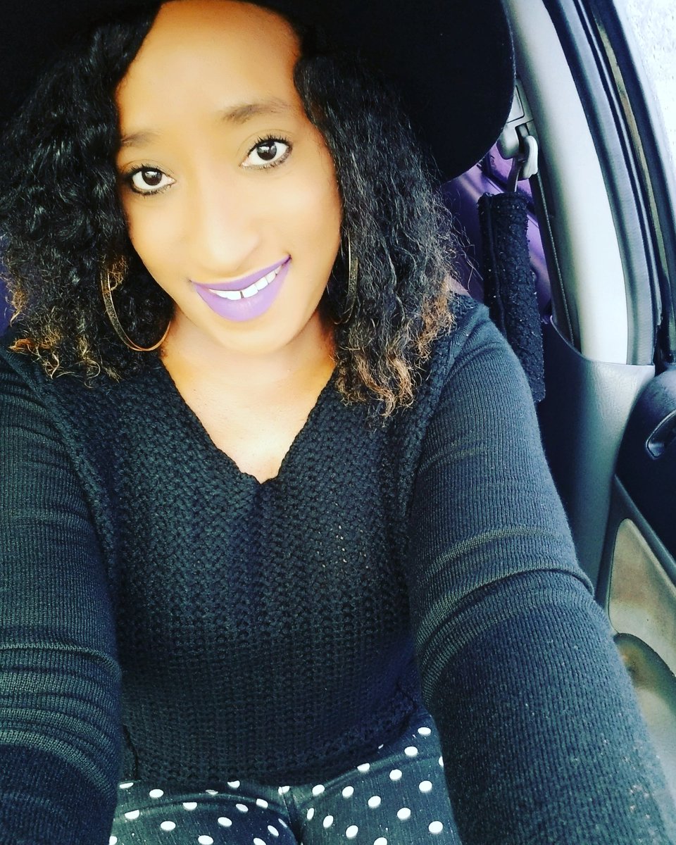 MISSCG84's tweet photo. #Blessed #Thankful #Beautiful #NaturalGirl #Diva #AfroChic #BlackHat #BlackSweater #BlackAndWhitePokaDotPants https://t.co/4iVdXiF9WG