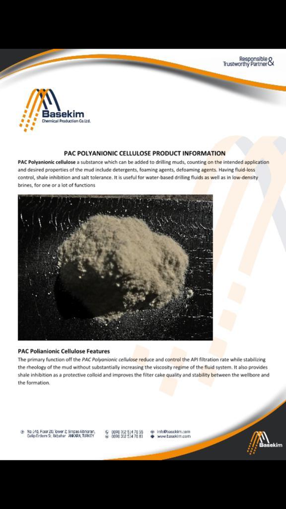 BasekimCo's tweet image. #PAC #Polyanionic #cellulose #high and #low #viscosity #thinner #stabilizer #drilling #fluid #mud #industry #chemical with #different #purity #lubricating #filtrate #reducer #water #filtration Have you ever visit our website gilsonite-bitumen.com/en/products/pa… or basekim.com/en/pac-polyani…