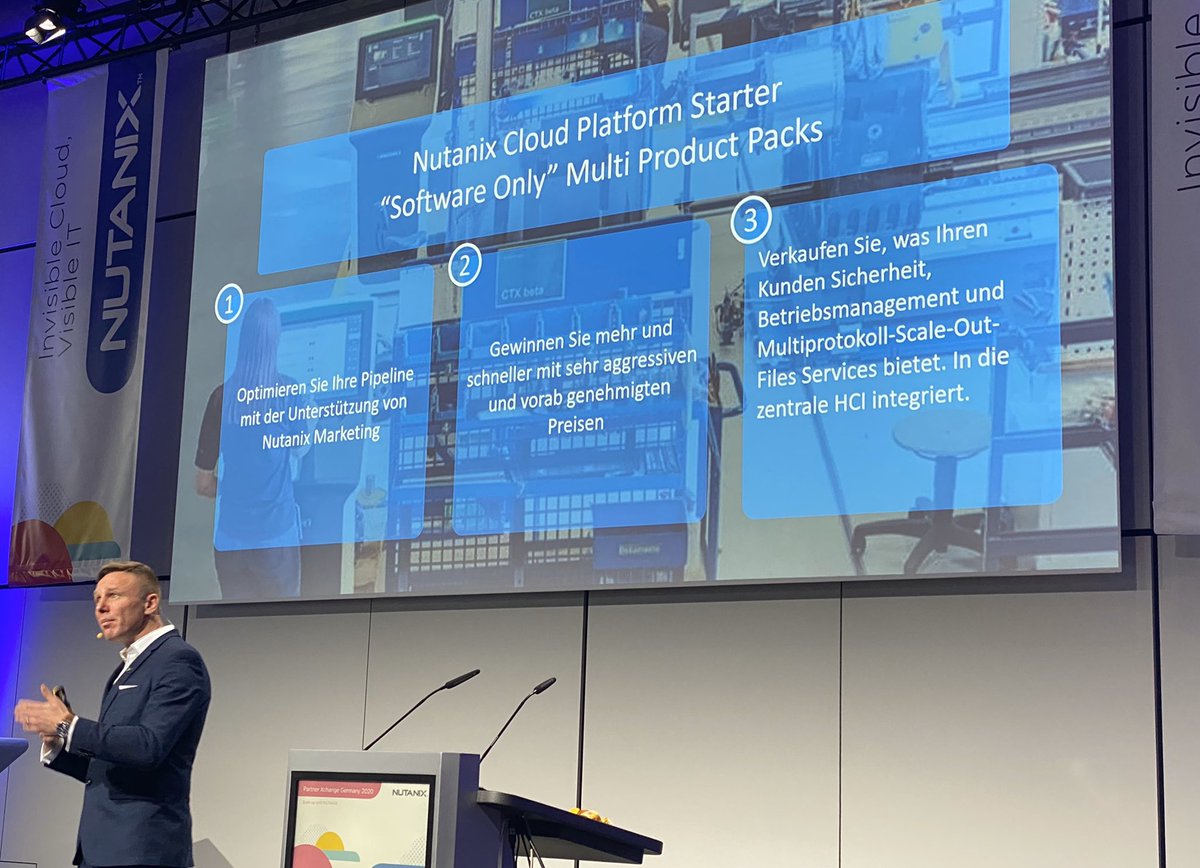 The #Nutanix Partner Xchange 2020 Germany continues with our new CEUR Channel Direktor Thomas Huber who presents the 100% Channel-centrix Nutanix strategy, the opportunity for our partners and our new Channel &amp; Marketing expanded team, plus our latest news ! What a program!