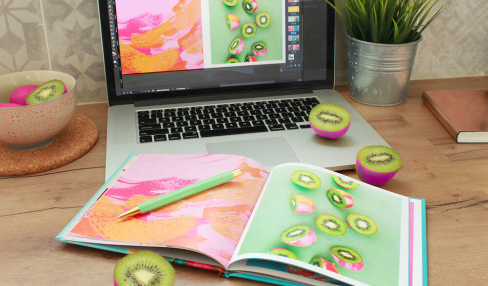 What’s quirky, colorful, and 7x7 inches square? It’s the wildly fun photo book, Fiesta Fruits, by Paris-based designer <a href="/EttaVee/">Jessi Raulet</a>! Get the full scoop on her bold creations 🍋 🍎 🍏  bit.ly/2OB0cGd

#color Made with #adobe <a href="/InDesign/">Adobe InDesign</a> #indesign