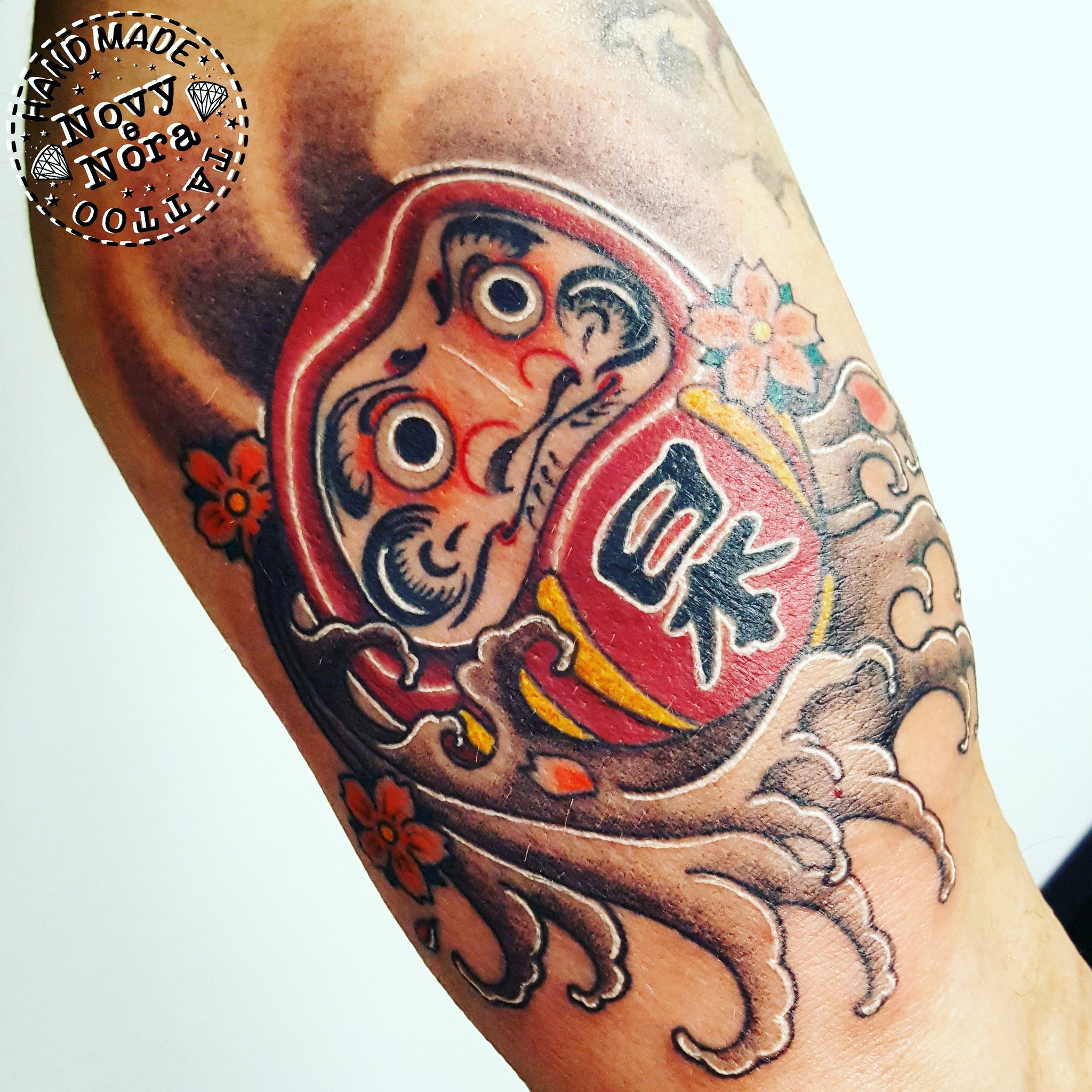 28 Awesome Daruma Doll Tattoos