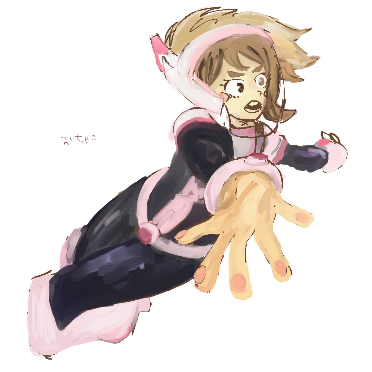 目トレなお茶子 空音 そらと のイラスト