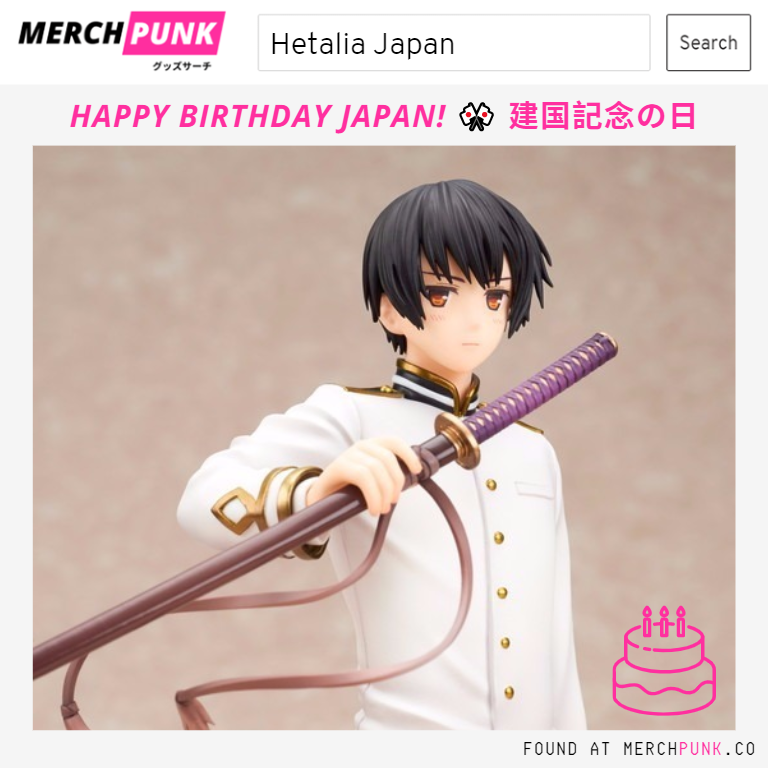BlockPunkEN's tweet photo. Tomorrow is National Foundation Day in Japan, and an early Happy Birthday to Hetalia’s Japan 🎌
⚓⚓⚓
Figurine from https://t.co/V5jT1lB0jm
#MPunkBDays #hetalia #japan #kikuhonda #anime #merchpunk #blockpunk https://t.co/iEVLl57Wrp