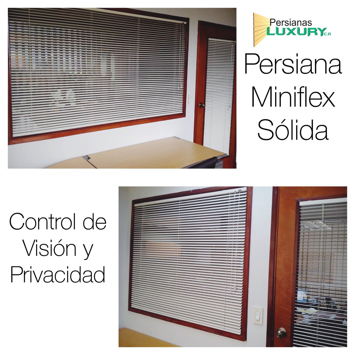 PERSIANASLUXURY's tweet image. #Persianas #Miniflex👍

🚩Son fabricadas en #láminas #horizontales de #aluminio #sólidas o #microperforadas

🚩La puedes #orientar para tener #privacidad o #visibilidad

🚩#Instaladas tanto en #oficinas como en el #hogar

🚩#Variedad de #colores

persianasluxury.com