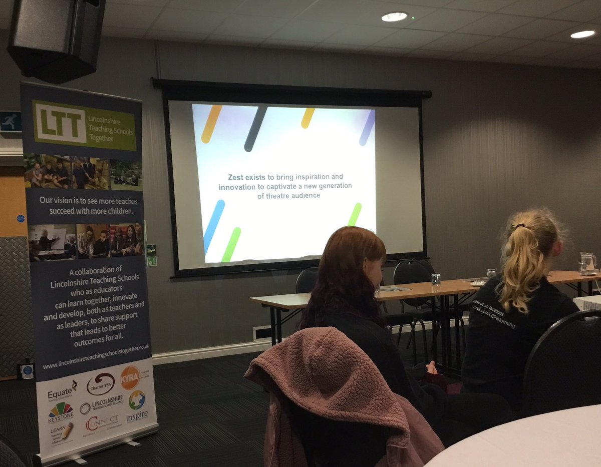 LeadLincs's tweet photo. We are incredibly priviledged to have young people from @zesttheatre join our LeadLincs Conference this afternoon. For our leaders to be genuinely ambitious for the pupils in our county, it is vital to listen to these authentic messages. #LincsConf2020 https://t.co/rhQ7doDrWV