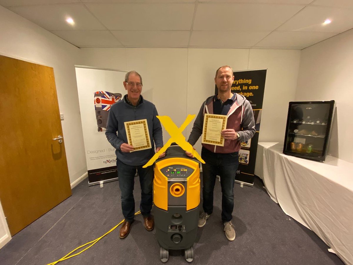 Texatherm's tweet photo. Another fantastic handover course π welcome to the industry and the Texatherm family David and Graham ππ
#texatherm #texathermfamily #texathermemv #professionalcarpetcleaning #professionalcarpetcleaners #professionalcarpetcleaner #carpetcleaning #carpetcleaningequipment https://t.co/y7jHifTHIZ