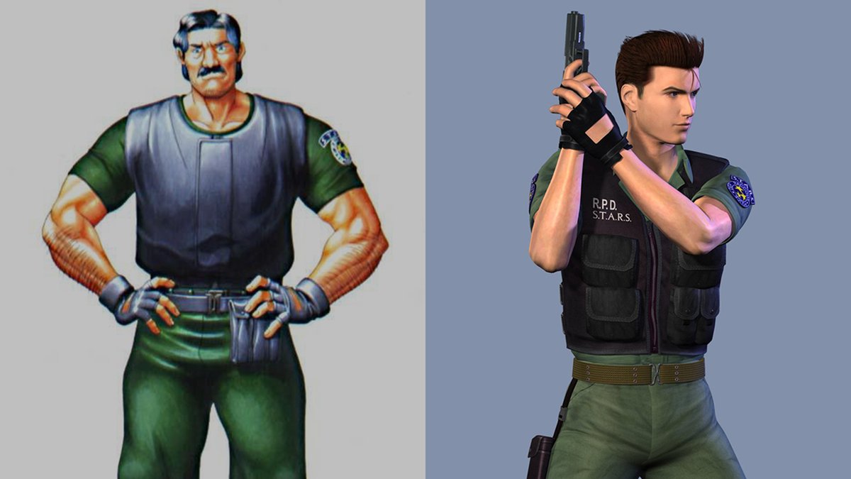 I wonder if Chris's outfit (CV) is a reference to Enrico (RE1)?@projec...