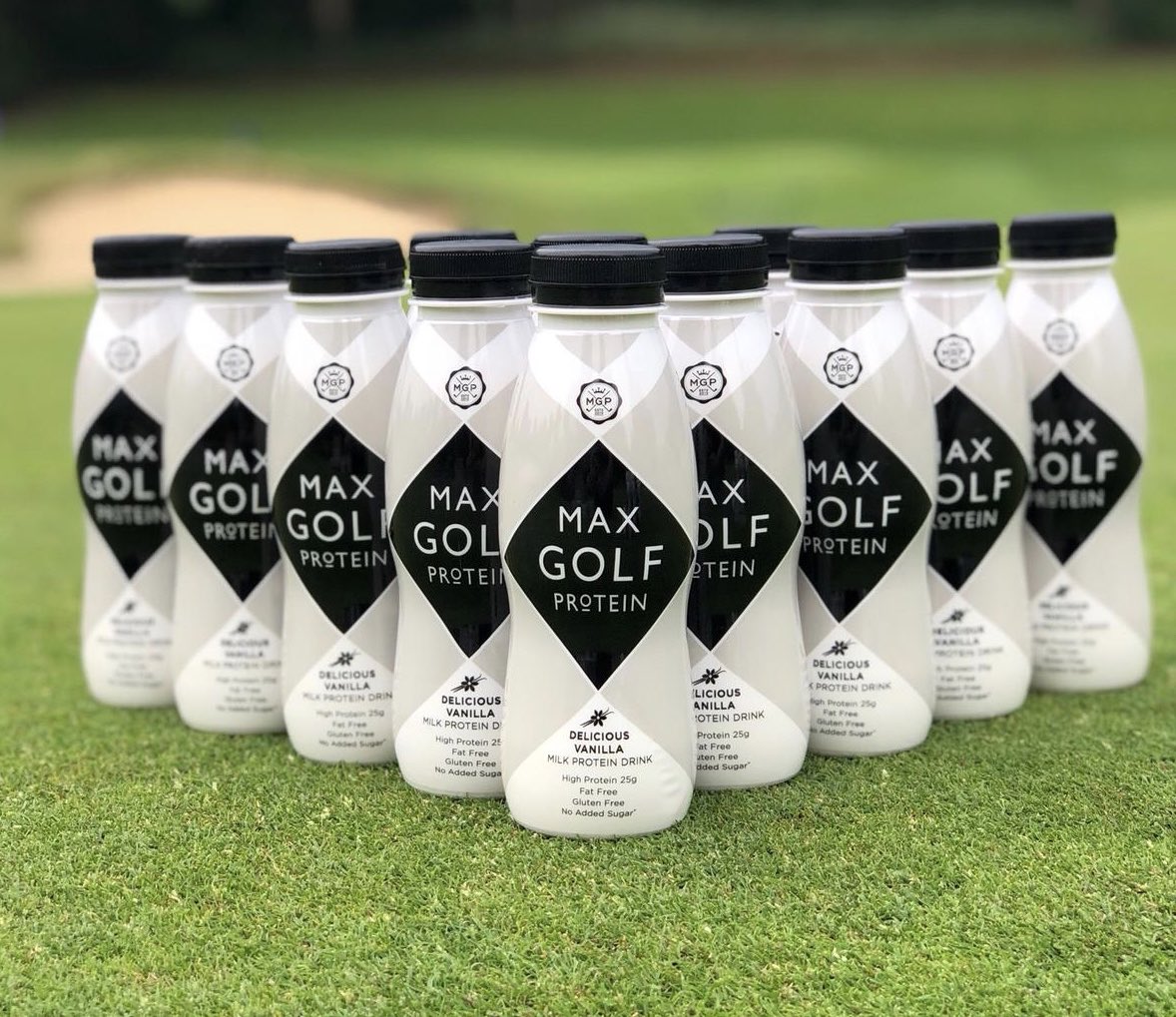 Our Delicious Vanilla Drinks are now back in stock! Get your orders in now over email hello@maxgolfprotein.com or buy online at maxgolfprotein.com/buy #MaxGolfProtein #FreshBatch