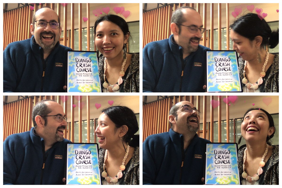 pydanny's tweet photo. We have a new book out!

@audreyr and I released the fundamentals of our corporate training material as the Django Crash Course. You can get the alpha edition of the e-book for just US$9.99 or pre-order a print version from https://t.co/aChmsoEwSS

Check it out! https://t.co/vrynB6XiRm