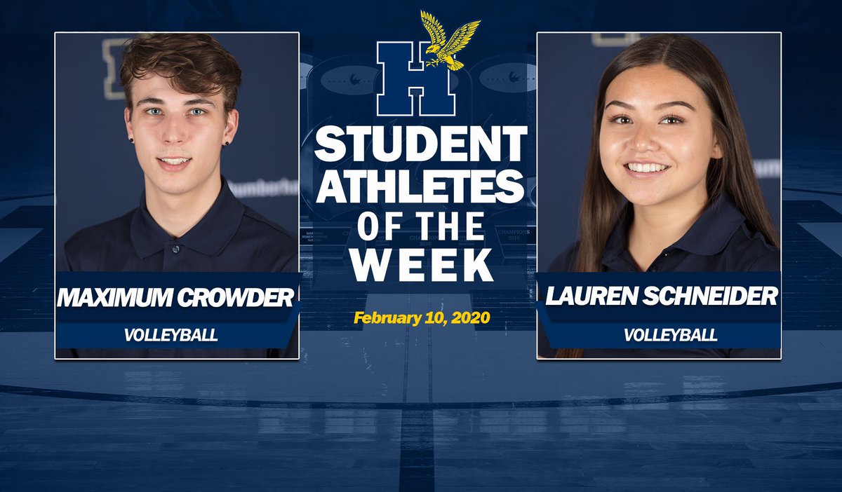 HumberHawks's tweet image. Congrats to this weeks “Student Athletes of the Week” Max Crowder 🏐 &amp;amp; Lauren Schneider 🏐

These two shined as they helped their respective teams complete the perfect weekend up North 👏 

🗞➡️ humberhawks.ca/general/aotw/2…