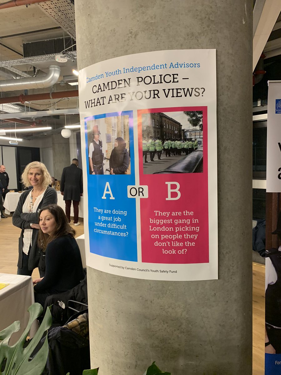 Tonight we are at #camdenyouthsafetyweek event <a href="/CamdenMarkets/">Camden Markets</a> with the Camden Youth Independent Advisors stand. <a href="/CamdenSSMG/">Camden Stop and Search Monitoring Group</a> <a href="/CamdenSNB/">Camden SNB</a> <a href="/MPSCamden/">Camden Police</a> <a href="/CamdenCouncil/">Camden Council</a>