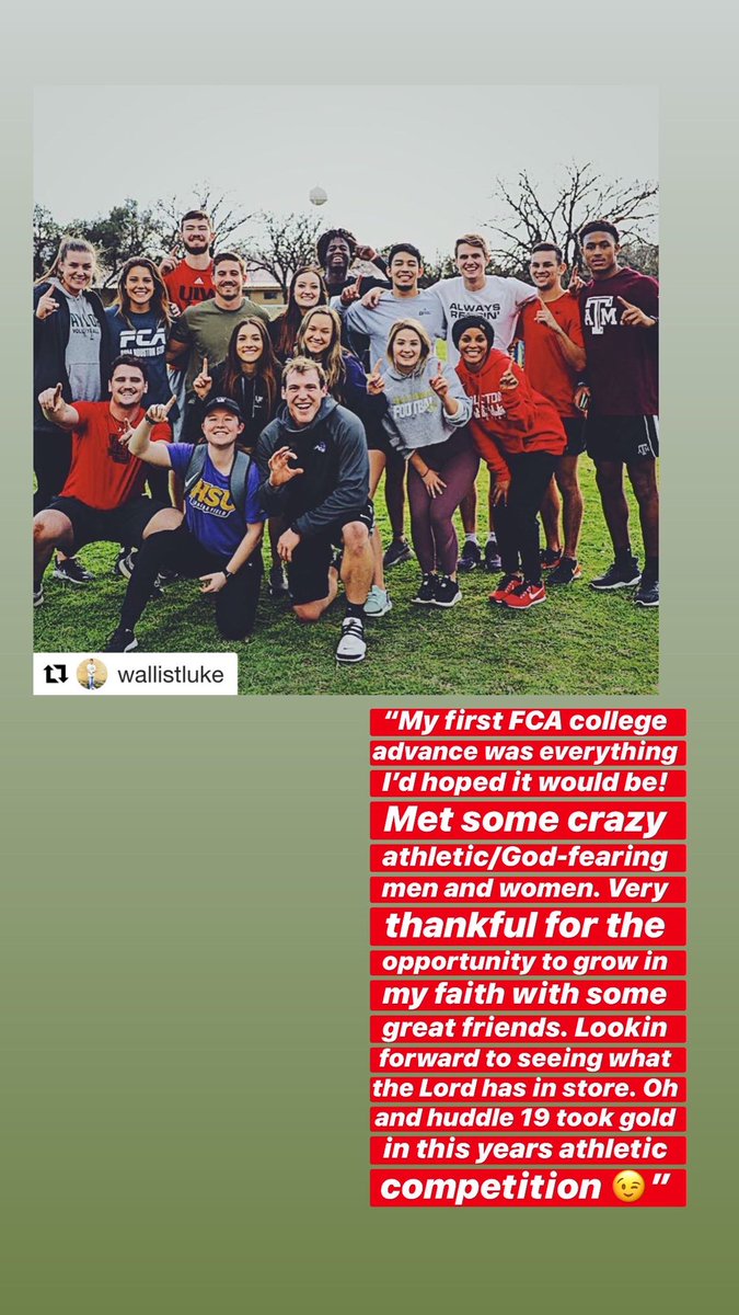 lucardsfca's tweet photo. Check out some of these awesome testimonials from our FCA athletes who attended College Advance this past weekend‼️ God is on the move!! #CardsForChrist https://t.co/wDQjEU8ja8