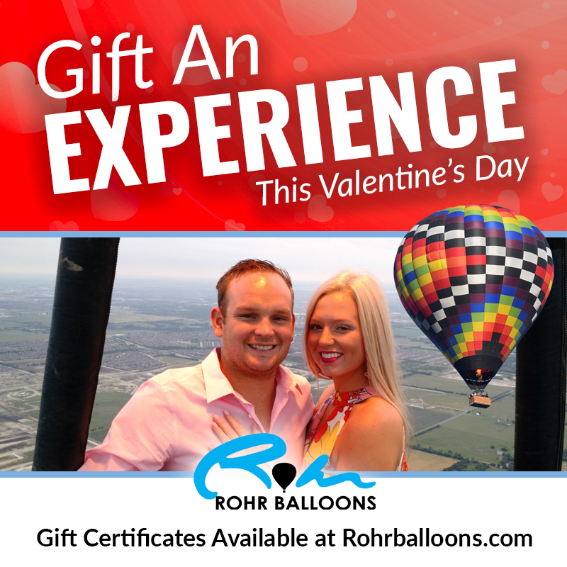 rohrballoons's tweet photo. Looking for the perfect Valentine's Day Gift? Give An Experience: a hot air balloon flight is a once in a lifetime experience you can gift or share with your loved one! Visit https://t.co/IOGbtO5snX for scheduling and gift certificates!
#ValentinesDay2020 #ValentinesDayGifts https://t.co/GOl2nTEGxs