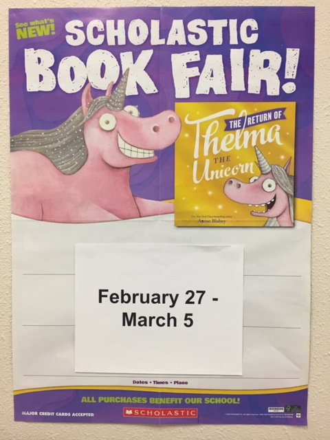 Heads up <a href="/RenoElementary/">Reno Elementary School</a>! The Book Fair will be here before you know it.