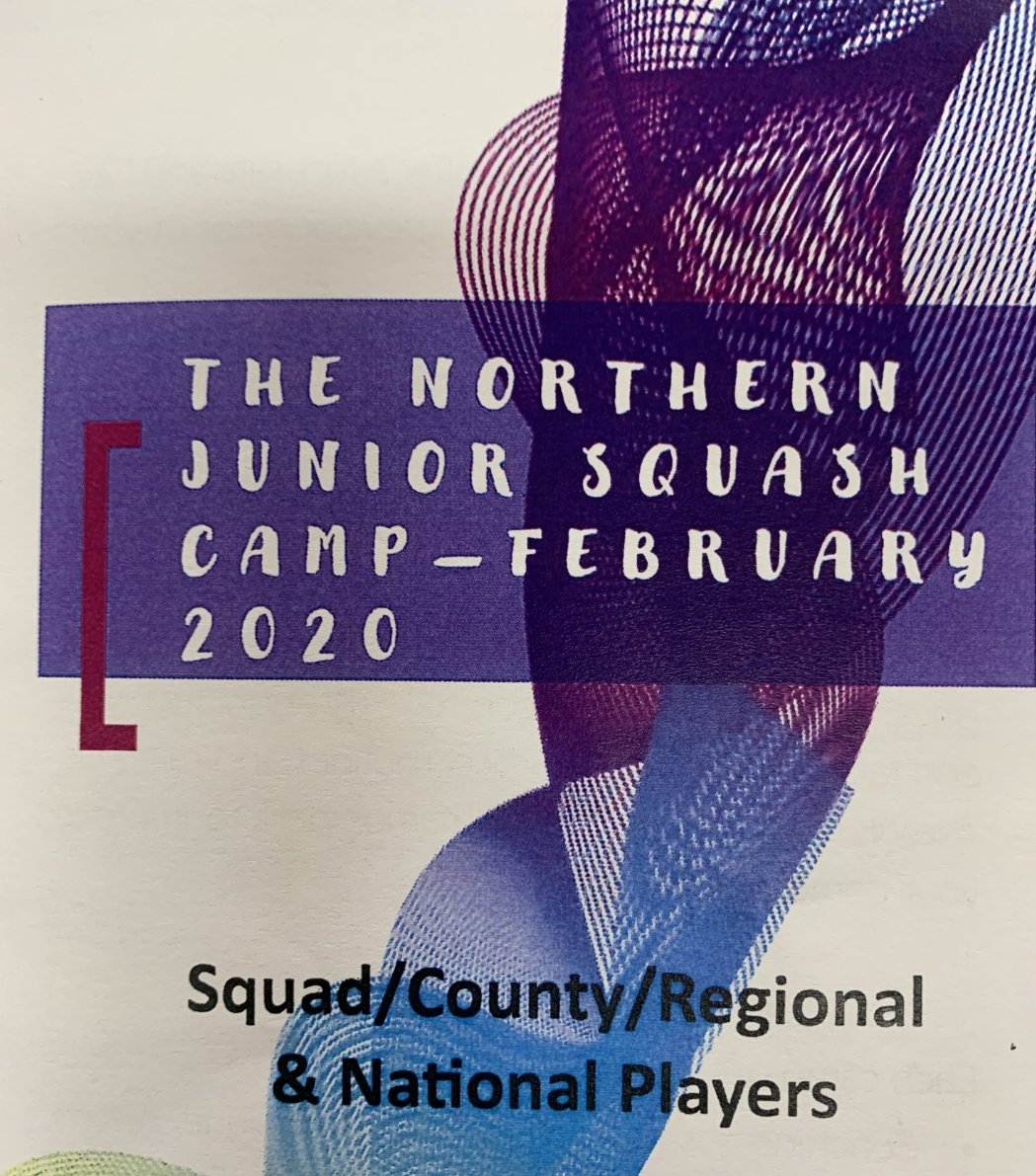 Sign up now for the half term junior squash camp next week from 18 - 20th Feb. Camp is led by <a href="/nettypil/">annette pilling</a> and includes input from <a href="/ljmassaro/">Laura Massaro MBE</a>, <a href="/julescourtice/">Julianne Courtice</a>, and <a href="/Juliantomo1/">Julian Tomlinson</a>. £30 per day for members including lunch, £35 for non members. Attendance at 1,2 or all 3 days possible!