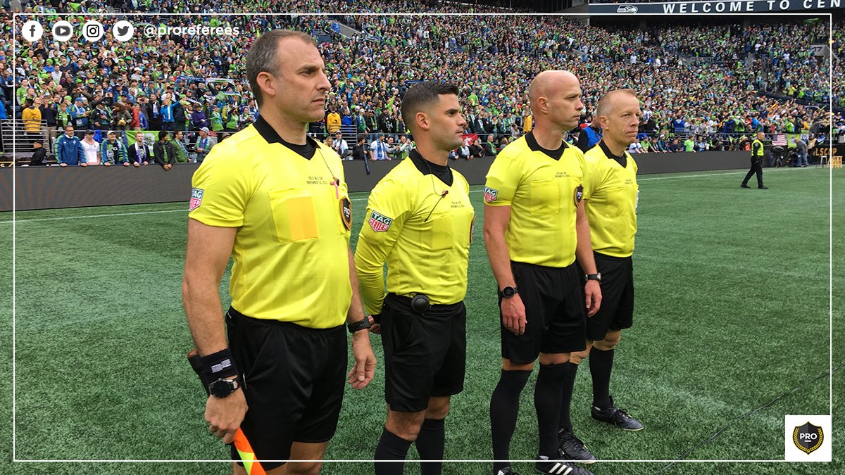 PROreferees's tweet photo. 😢// "I was in the hallway by my classroom with tears in my eyes."

2019 #MLS AR of the Year Brian Dunn explains why >> https://t.co/rvbVcGzvyU. https://t.co/luenfQLIsb