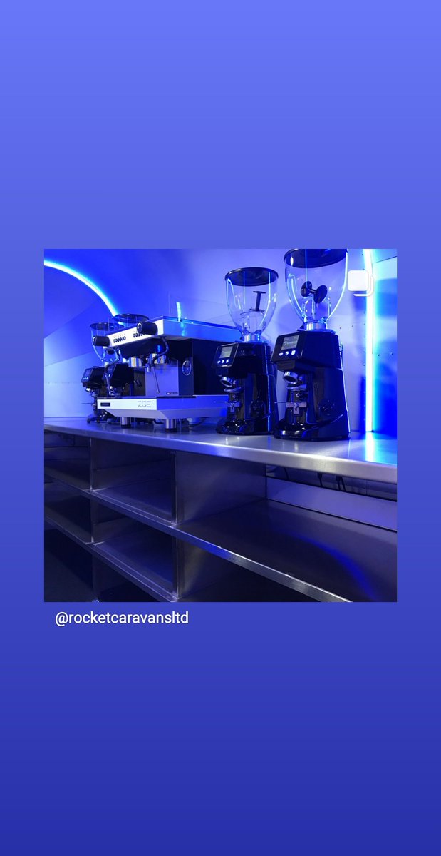 OSLARCOFFEE's tweet photo. Our new #sanremo coffee machine and four grinders have now been installed into our beautiful #rocketcaravan #handbuilt by @rocketcaravansltd &amp; is ready for our collection 🥰🚀🦒☕ #oslarcoffeemobile #oslarcoffee @oslarcoffee #mobilecoffeebar https://t.co/y1SlEr5w8r