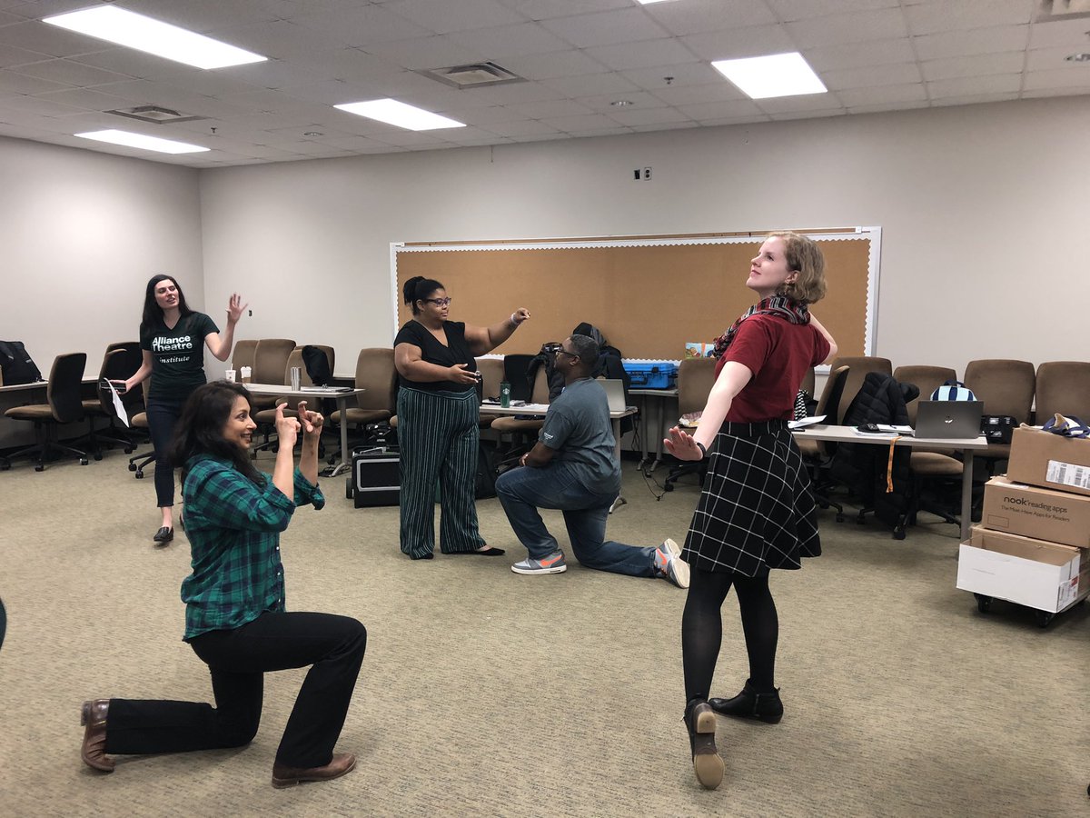 DCSDSTEM's tweet photo. Full day of learning @DeKalbSchools. In the morning the @alliancetheatre led a #STEAM integration workshop. https://t.co/Mbp58UHroy