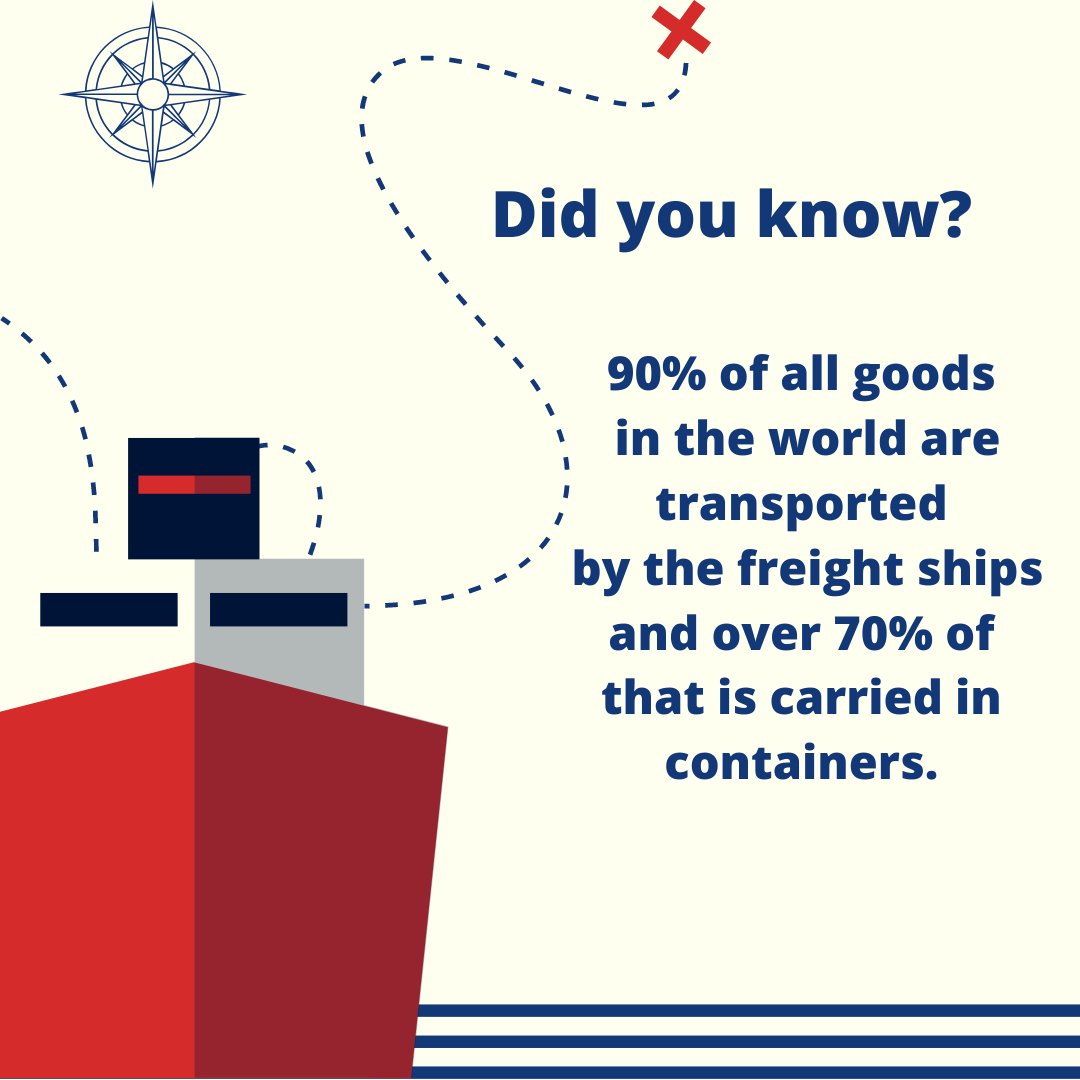 Shipping industry is a virtually unknown hero of our life - everything from food and electronics, and of course, cars is being shipped by the sea! #shipping #logistics #export #shippingcompany 
#maritimeindustry #funfact #maritime
