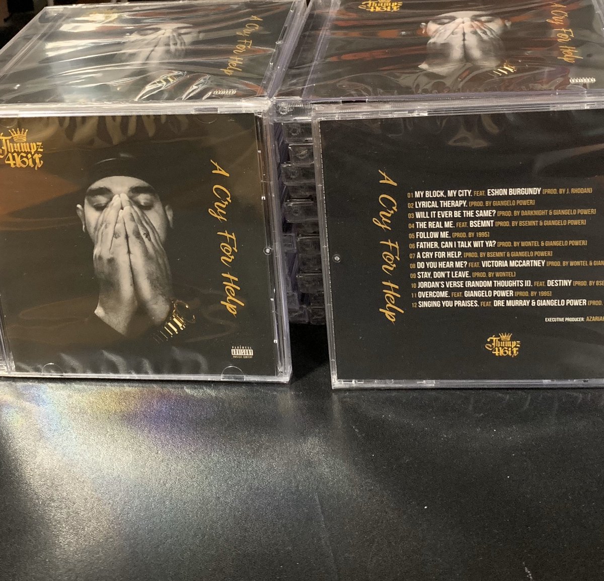 Thumpz416ix's tweet image. There’s NOTHING better than physical copies of GREAT music! Who needs

#ACryForHelp #AlbumAvailableNow #PhysicalCD #HipHop #Rap #TorontoHipHop #TorontoRap #CanadianHipHop #CanadianRap #ChristianHipHop #ChristianRap #CHH #Toronto #Canada #The6ix #God #Jesus #GoodMusic #Blessed