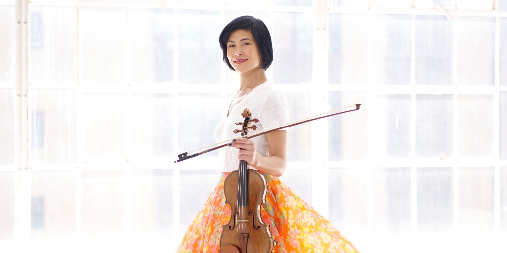chi_sinfonietta's tweet photo. #MeetTheArtists of "Sight+Sound." @JenniferKoh1 takes center stage for the world-premiere of @cbryanmusic’s “Syzygy”, commissioned by @chi_sinfonietta and The New American Concerto Project. 

#jenniferkoh #redefineclassical #classicalmusic #csdialogue #musicspeaks #womancomposer https://t.co/cKYnB4IgTI