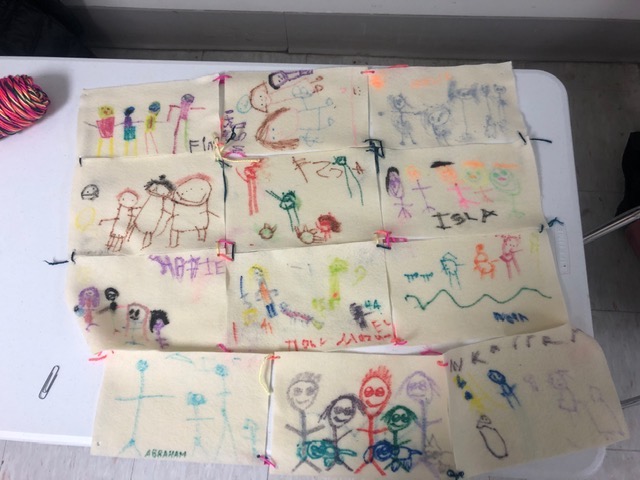 SPPS_OEL's tweet image. Pre-K students and families @EXPOelementary created a quilt at today&apos;s #NAAPID event.   Well done! @kthjoubert @QuentinOcama