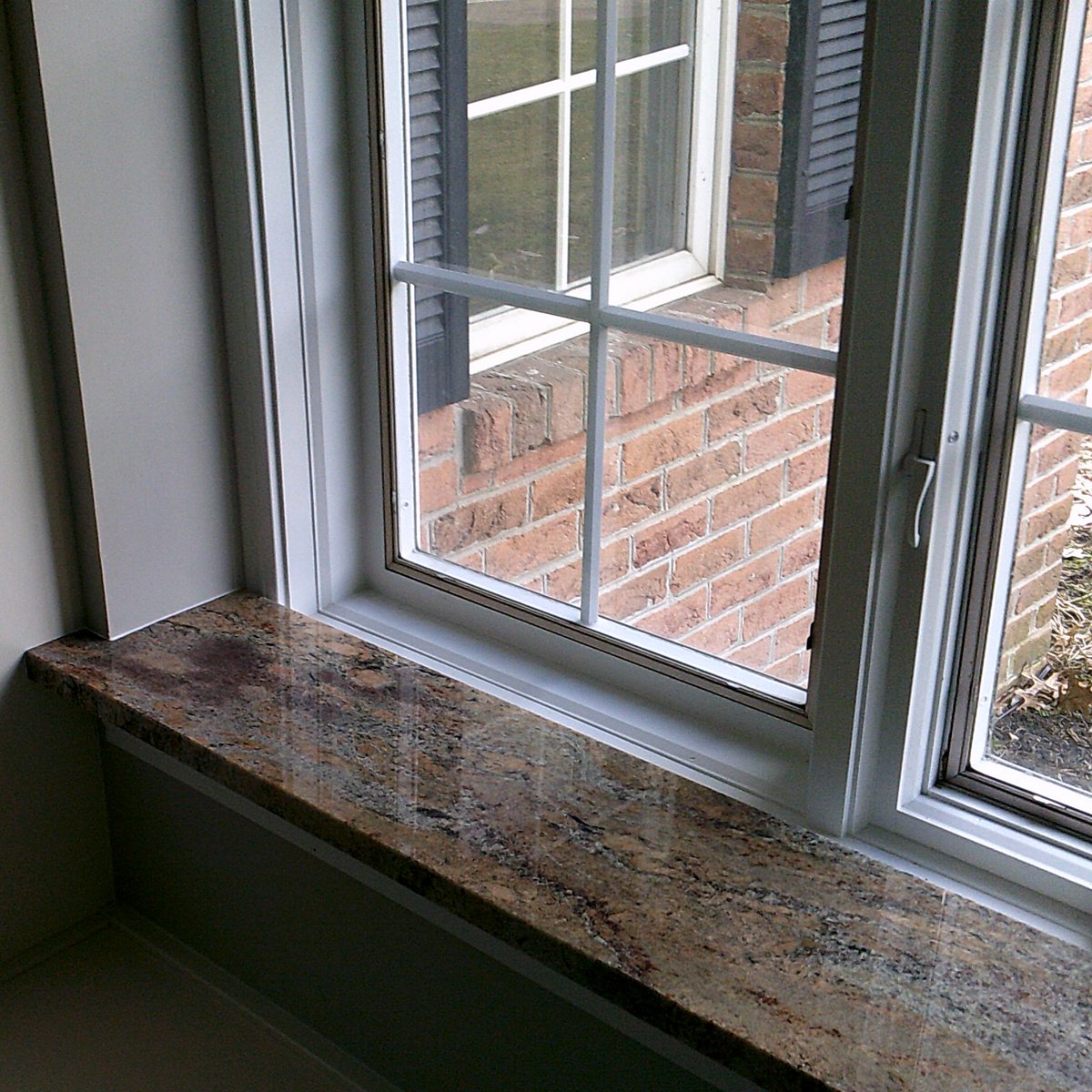 TowerSurfaces's tweet image. A great way to add color is to use granite for your window sill!